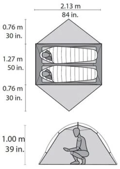 MSR Hubba Hubba NX / 2 Persoons Tent Groen 10 MSR Hubba Hubba NX / 2 Persoons Tent Groen -Kampeerwereld 10085 hubba hubba nx