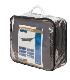 Bo-Garden Schaduwdoek Ruit - Grijs -Kampeerwereld 10523 bo camp 4471442