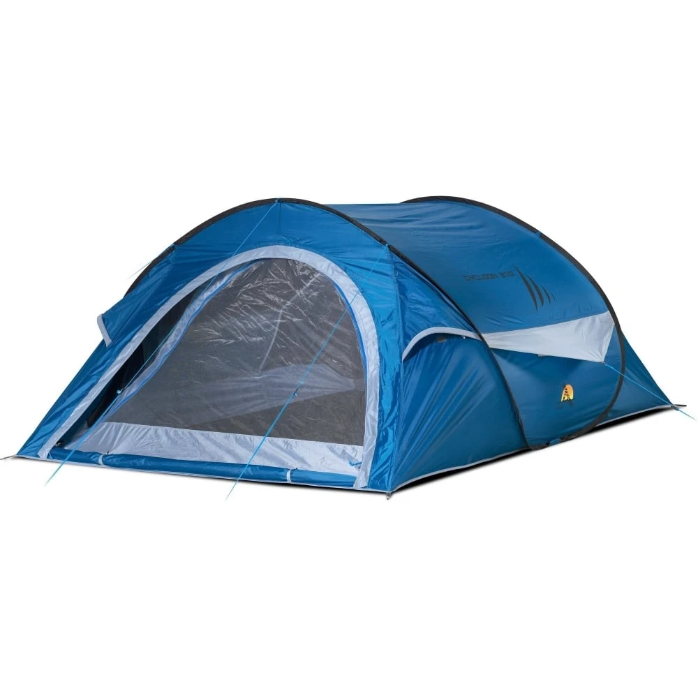 Safarica Cycloon L Pop Up - 3 Persoons Tent Blauw 2 Safarica Cycloon L Pop Up - 3 Persoons Tent Blauw - Afbeelding 2