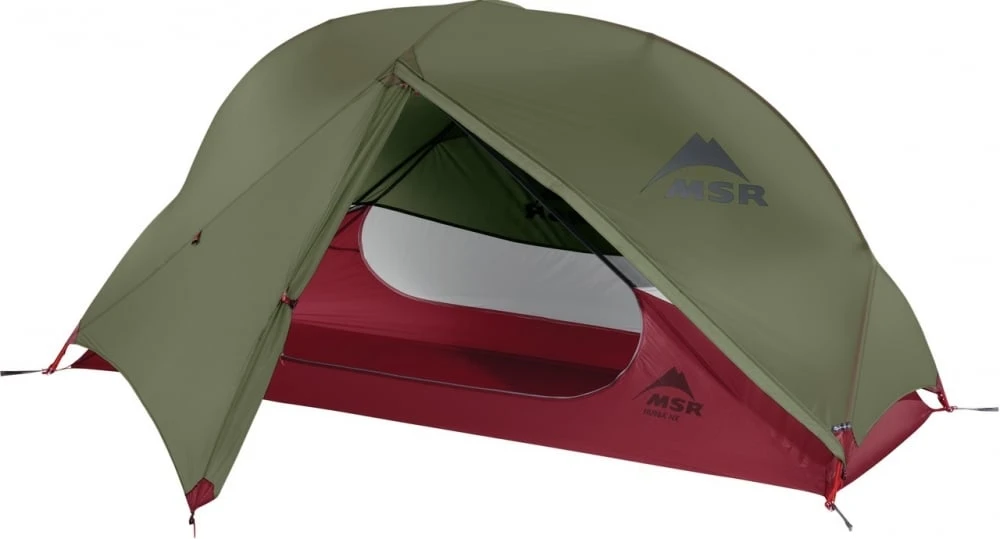 MSR Hubba NX / 1 Persoons Tent - Groen 1 MSR Hubba NX / 1 Persoons Tent - Groen