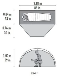 MSR Elixir 1 / 1 Persoons Tent Groen -Kampeerwereld 41147 msr elixir 1 1 persoons tent