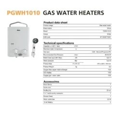 Qlima PGWH1010 Mobiele Geiser -Kampeerwereld 59973 qlimapgwh1010 mobiele gasgeiser