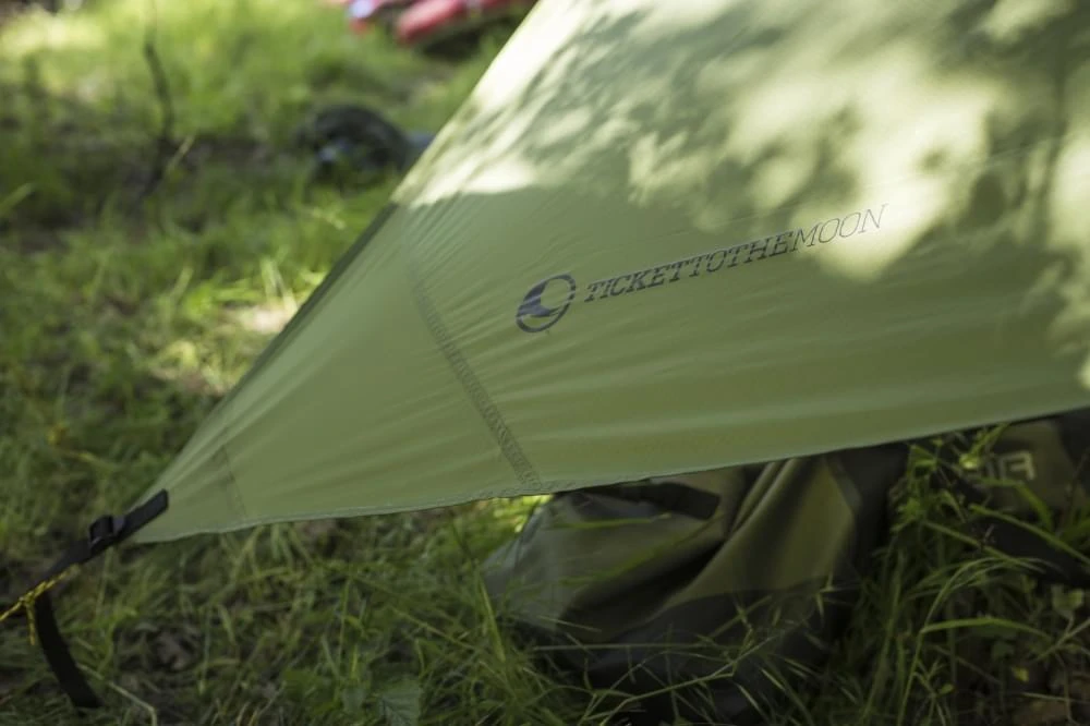 Ticket To The Moon Hangmat Tarp - Groen 2 Ticket To The Moon Hangmat Tarp - Groen - Afbeelding 2