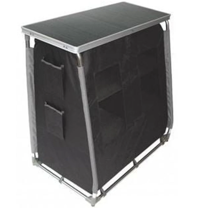 Defa Grey Line Schuine Campingkast Grijs 2 Defa Grey Line Schuine Campingkast Grijs - Afbeelding 2