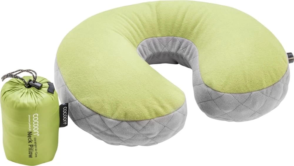 Cocoon Air Core Ultralight Nekkussen Groen 2 Cocoon Air Core Ultralight Nekkussen Groen - Afbeelding 2