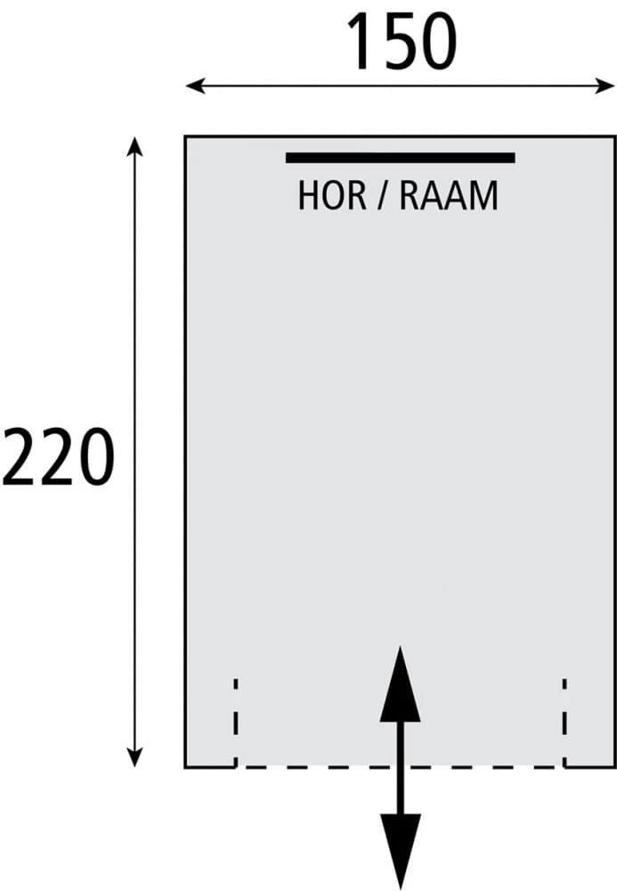 Bardani Faro Schuurtent Grijs 2 Bardani Faro Schuurtent Grijs - Afbeelding 2