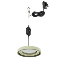 ProPlus Opvouwbare Siliconen Hanglamp LED Ø15cm -Kampeerwereld 74930 proplus hanglamp led opvouwbaar silicone wit d15cm
