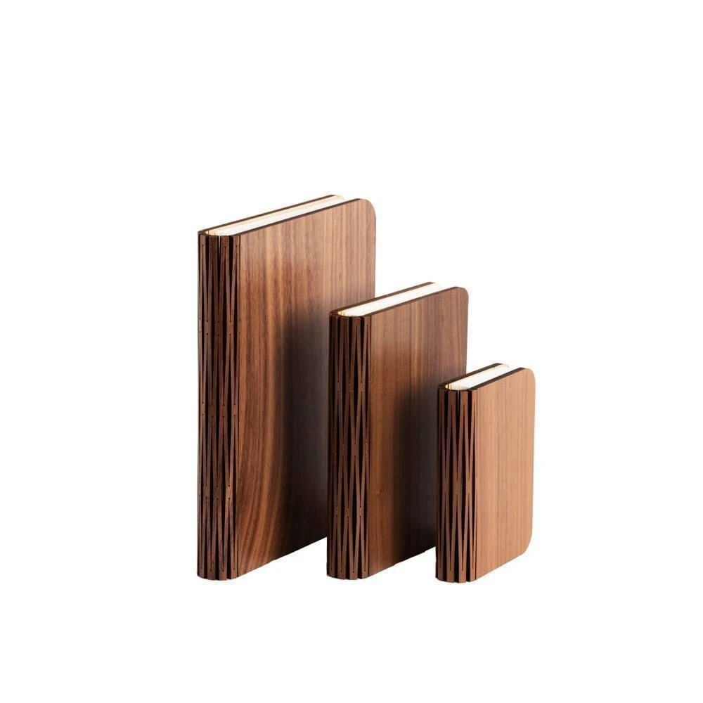 LEDR Boek Lamp Walnut Large 3 LEDR Boek Lamp Walnut Large - Afbeelding 3