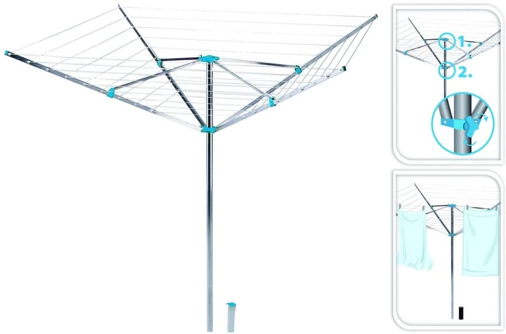 ML Droogmolen Aluminium 1 ML Droogmolen Aluminium