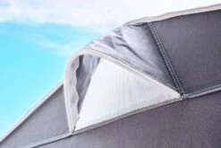 Isabella Space Schuurtent - Grijs -Kampeerwereld 79647 ventura space schuurtent grijs