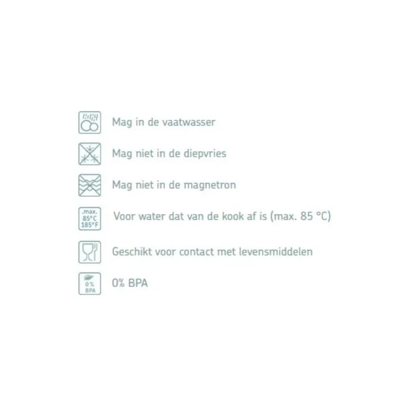 Mepal Beker Bloom 300 Ml Zwart 2 Mepal Beker Bloom 300 Ml Zwart - Afbeelding 2