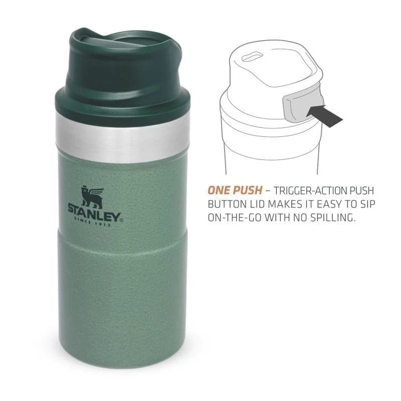 Stanley The Trigger-Action Travel Mug 0,25L Groen 3 Stanley The Trigger-Action Travel Mug 0,25L Groen - Afbeelding 3