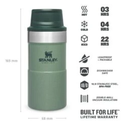 Stanley The Trigger-Action Travel Mug 0,25L Groen 8 Stanley The Trigger-Action Travel Mug 0,25L Groen -Kampeerwereld 82036 stanley the trigger action travel mug 025l