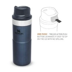 Stanley The Trigger-Action Travel Mug 0,35L Blauw -Kampeerwereld 82055 stanley the trigger action travel mug 035l