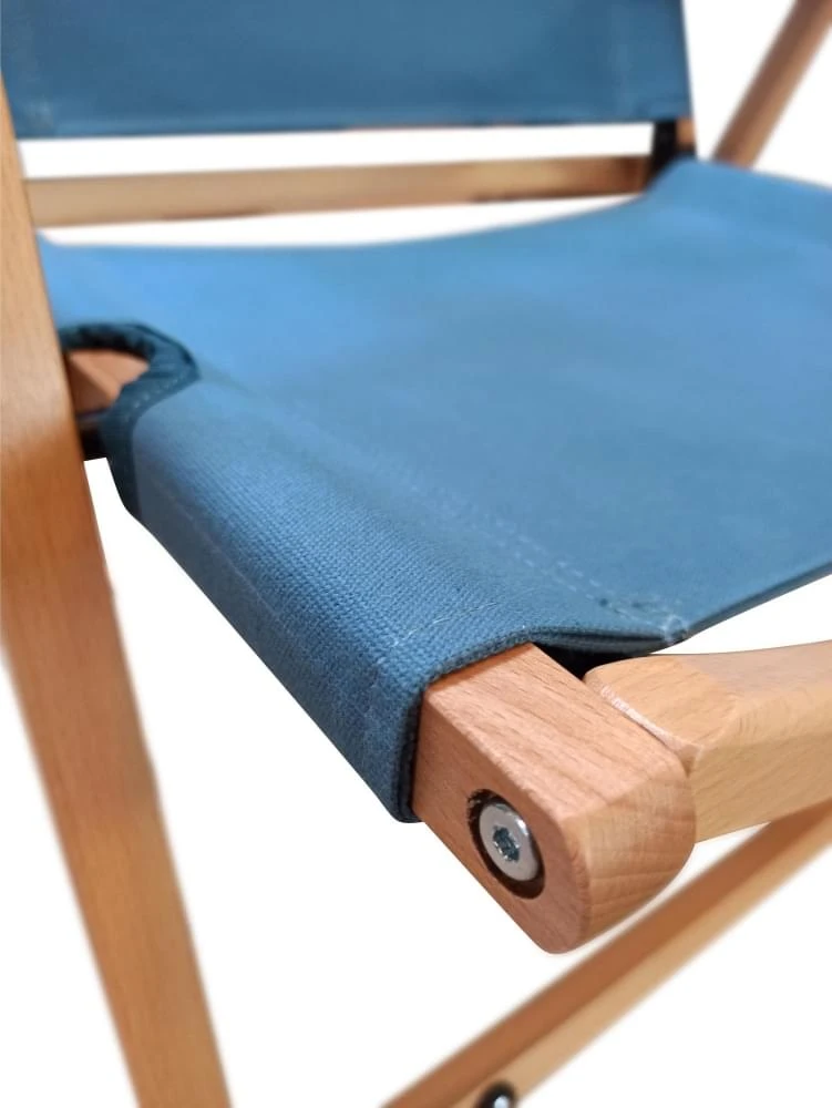 Human Comfort Dolo Canvas XL Campingstoel Donkerblauw 2 Human Comfort Dolo Canvas XL Campingstoel Donkerblauw - Afbeelding 2