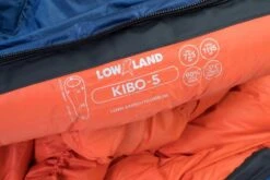 Lowland KIBO -5 Mummy Slaapzak Dons Blauw -Kampeerwereld 83738 lowland kibo5 mummy slaapzak dons