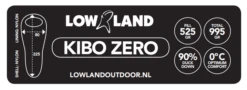 Lowland KIBO Zero Mummy Slaapzak Dons Blauw -Kampeerwereld 83745 lowland kibo zero mummy slaapzak dons