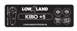 Lowland KIBO +5 Mummy Slaapzak Dons Blauw -Kampeerwereld 83751 lowland kibo 5 mummy slaapzak dons