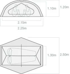 Exped Lyra II / 2 Persoons Tent -Kampeerwereld 84128 exped lyra ii 2 persoons tent