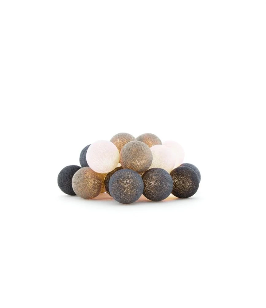 Cotton Ball Lights Outdoor Glamping Extension Kit Grijs 2 Cotton Ball Lights Outdoor Glamping Extension Kit Grijs - Afbeelding 2