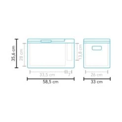 Mestic MCC-25 AC/DC Compressor Koelbox -Kampeerwereld 88048 mestic mcc 25 adc compressor koelbox