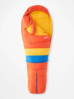 Marmot Always Summer Mummy Slaapzak Dons Oranje -Kampeerwereld 88147 marmot always summer mummy slaapzak dons