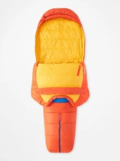 Marmot Always Summer Mummy Slaapzak Dons Oranje -Kampeerwereld 88148 marmot always summer mummy slaapzak dons