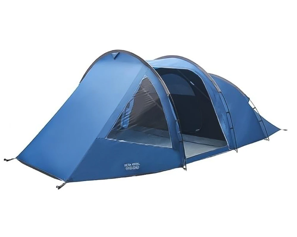 Vango Beta 450XL / 4 Persoons Tent - Blauw 1 Vango Beta 450XL / 4 Persoons Tent - Blauw