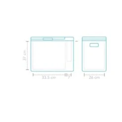 Mestic MCC-35 AC/DC Compressor Koelbox -Kampeerwereld 89479 mestic mcc 35 acdc compressor koelbox