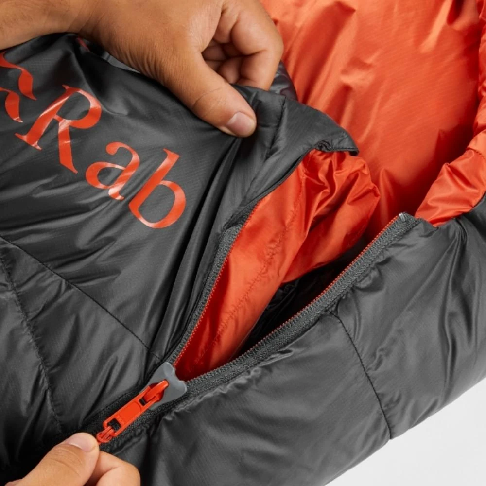 RAB Ascent 500 Long Mummy Slaapzak Dons Donkergrijs 8 RAB Ascent 500 Long Mummy Slaapzak Dons Donkergrijs - Afbeelding 8