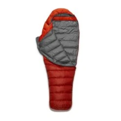 RAB Alpine 200 Mummy Slaapzak Dons Oranje -Kampeerwereld 96744 rab alpine 200 regular mummy slaapzak dons