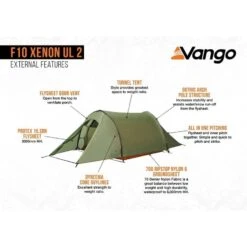 Vango F10 Xenon UL 2 / 2 Persoons Tent Groen 12 Vango F10 Xenon UL 2 / 2 Persoons Tent Groen -Kampeerwereld 96974 vango f10 xenon ul 2 2 persoons tent