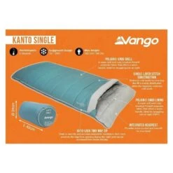 Vango Kanto Single Deken Slaapzak Synthetisch Groen 8 Vango Kanto Single Deken Slaapzak Synthetisch Groen -Kampeerwereld 96984 vango kanto single deken slaapzak