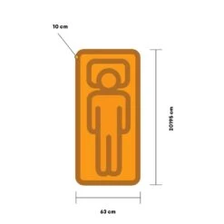 Campguru Beatle Stretch 10 Slaapmat Blauw -Kampeerwereld 98287 campguru beatle stretch 10 slaapmat