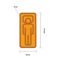 Human Comfort Chatou Ultra Light 1-Persoons Luchtbed -Kampeerwereld 98288 human comfort airbed chatou ultra light