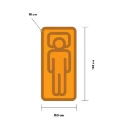 Human Comfort Gentilly 10 Duo EW Slaapmat Groen -Kampeerwereld 98290 human comfort gentilly 10 duo ew slaapmat