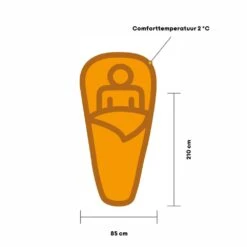 Vango Nitestar Alpha 250 Mummy Slaapzak Synthetisch Blauw -Kampeerwereld 98725 vango nitestar alpha 250 mummy slaapzak synthetisch